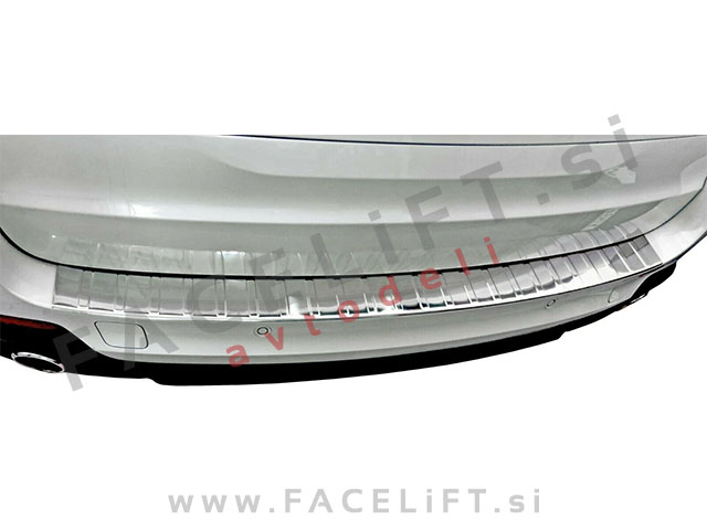 BMW X5 F15 13-18 zaščita zadnjega odbijača kromirana sijaj