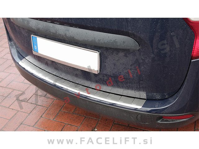Dacia Lodgy / (12- ) / zaščita zadnjega odbijača / srebrna (mat)