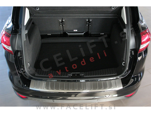 Ford C-Max / (10-19) / zaščita zadnjega odbijača / srebrna (mat)