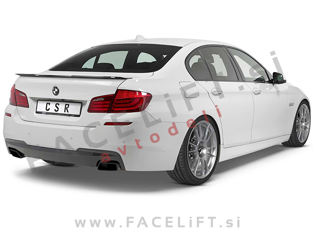 BMW 5 Limuzina F10 10-17 spojler za prtljažnik črni (mat)