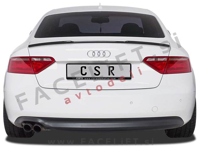 Audi A5 Coupe 8T 07-11 spojler za prtljažnik črni (sijaj)
