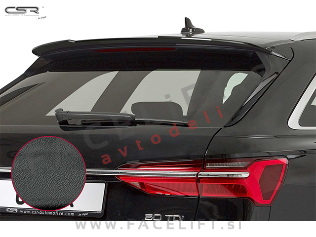 Audi A6 Karavan C8 18- strešni spojler črni (mat)