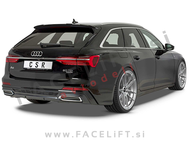 Audi A6 Karavan C8 18- strešni spojler črni (mat) Audi A6 Karavan C8 18- strešni spojler črni (mat)