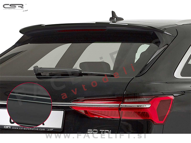 Audi A6 Karavan C8 18- strešni spojler črni (mat)