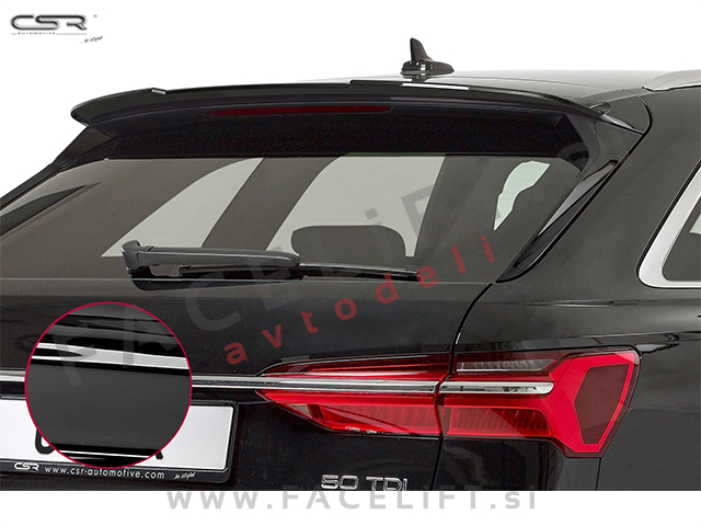 Audi A6 Karavan C8 18- strešni spojler črni (sijaj)