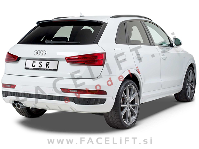 Audi Q3 8U 11-18 strešni spojler črni (mat) Audi Q3 8U 11-18 strešni spojler črni (mat)