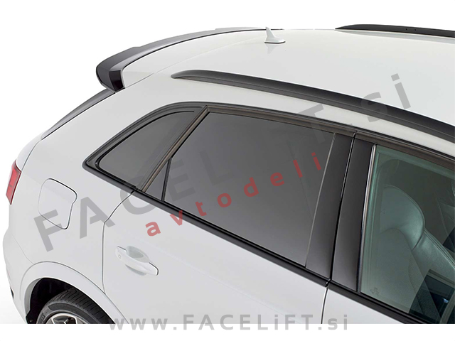 Audi Q3 8U 11-18 strešni spojler črni (mat)
