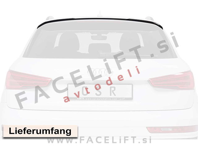 Audi Q3 8U 11-18 strešni spojler karbon (sijaj)