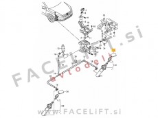 VW Passat B7 10-14 pokrov sistema za pranje žarometov SRA levi