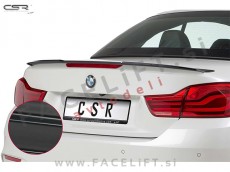 BMW 4 M4 F33 F83 13-20 spojler za prtljažnik črni (mat)