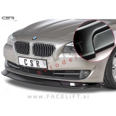 BMW 5 / F10 F11 (10-13) / podaljšek sprednjega odbijača / črni (mat)