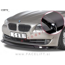 BMW 5 / F10 F11 (10-13) / podaljšek sprednjega odbijača / črni (sijaj)