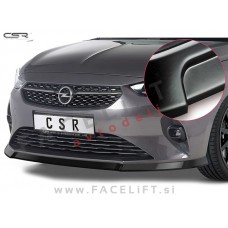 Opel Corsa F / (19- ) / podaljšek sprednjega odbijača / črni (mat)