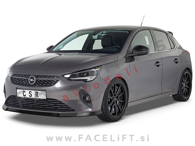 Opel Corsa F / (19- ) / podaljšek sprednjega odbijača / črni (mat) Opel Corsa F / (19- ) / podaljšek sprednjega odbijača / črni (mat)