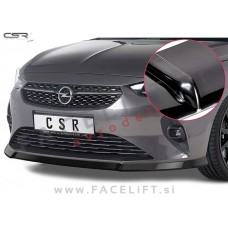 Opel Corsa F / (19- ) / podaljšek sprednjega odbijača / črni (sijaj)