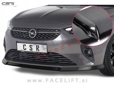 Opel Corsa F / (19- ) / podaljšek sprednjega odbijača / karbon (sijaj)