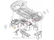 VW Golf 5 03-08 zaščita motorja