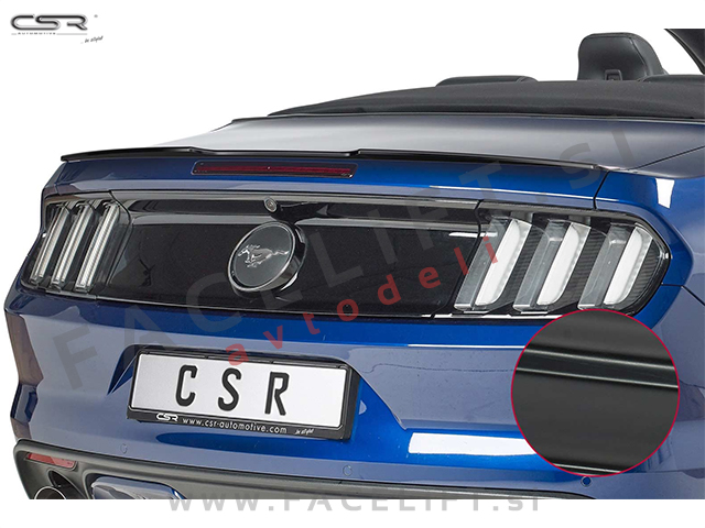 Ford Mustang 6 14-18 spojler za prtljažnik črni (mat)