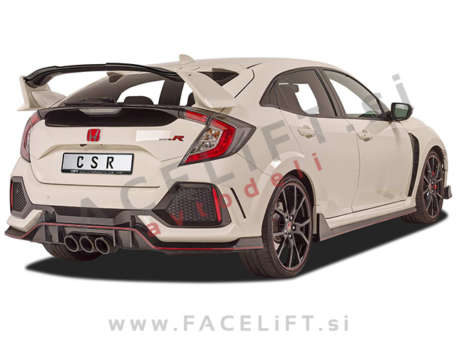 Honda Civic Type R / (16- ) / spojler za prtljažnik / črni (mat)