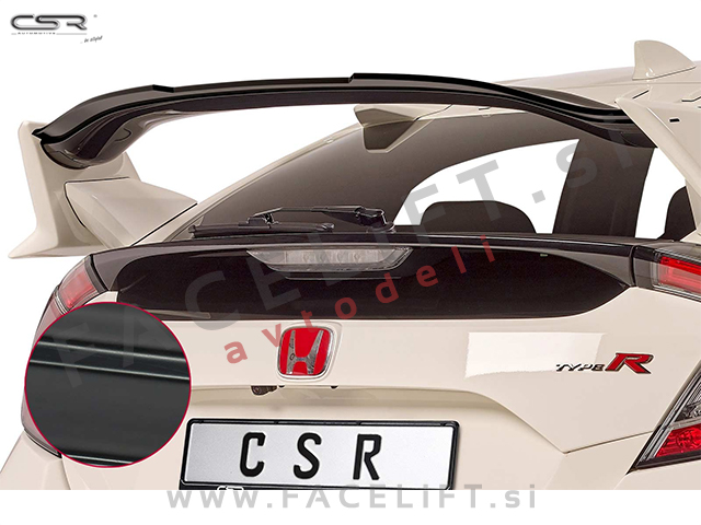 Honda Civic Type R 16- spojler za prtljažnik črni (mat)