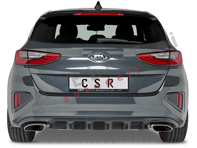 Kia Ceed CD 18- strešni spojler črni mat