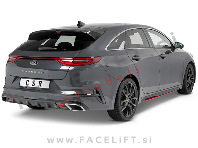 Kia Pro Ceed, SW / CD (18- ) / strešni spojler / karbon (sijaj)
