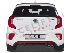 Kia Picanto / JA (17- ) / strešni spojler / karbon (sijaj)