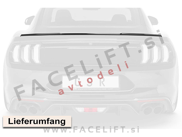 Ford Mustang 6 18- spojler za prtljažnik karbon (sijaj)