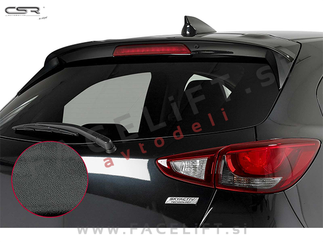 Mazda 2 14- strešni spojler črni (mat)