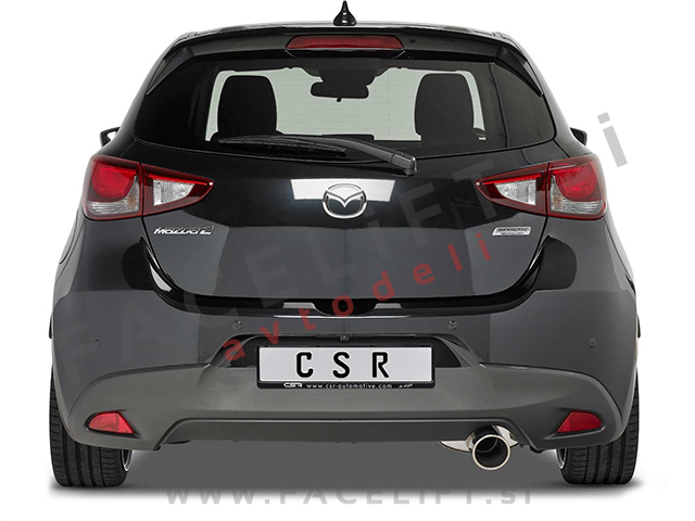 Mazda 2 14- strešni spojler karbon (sijaj)