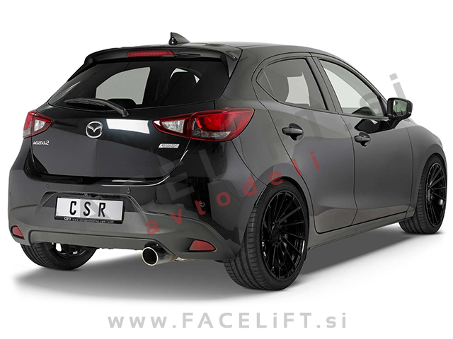 Mazda 2 14- strešni spojler karbon (sijaj)