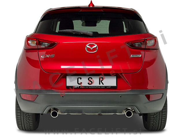 Mazda CX-3 / DK (15- ) / strešni spojler / črni (mat)