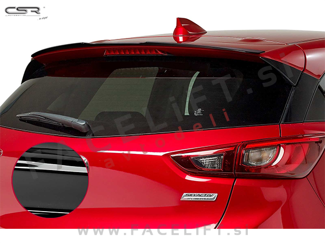 Mazda CX-3 / DK (15- ) / strešni spojler / črni (sijaj)