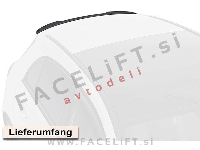 Mercedes A W177 18- strešni spojler črni (mat)