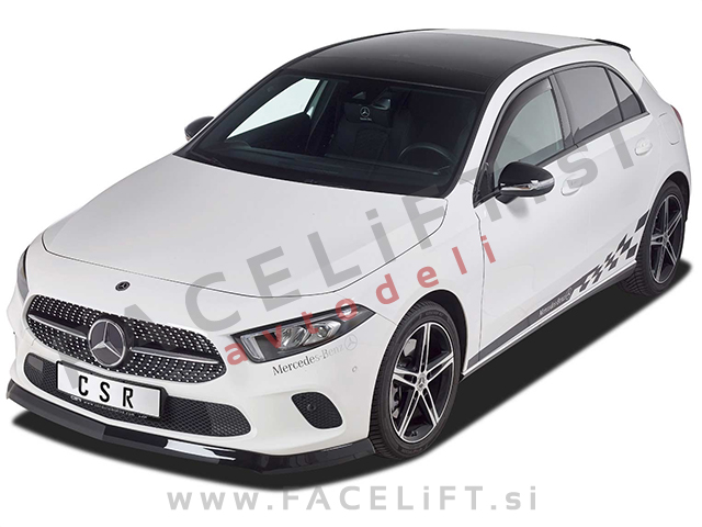 Mercedes A W177 18- strešni spojler črni (sijaj)