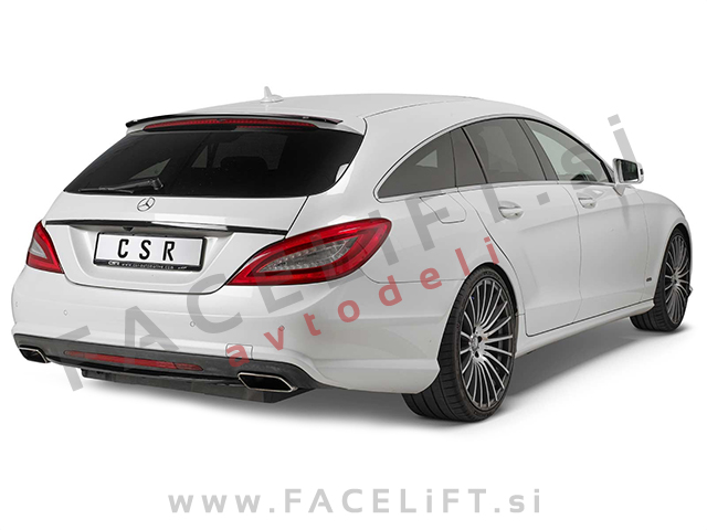 Mercedes CLS Shooting Brake / X218 (11-18) / strešni spojler / črni (mat)