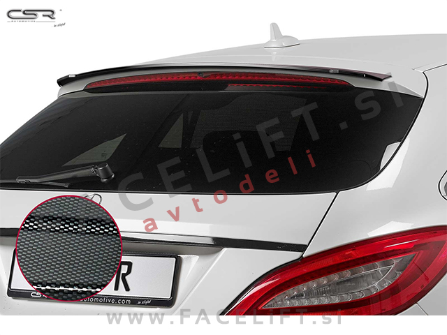 Mercedes CLS Shooting Brake / X218 (11-18) / strešni spojler / karbon (sijaj)