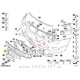 BMW 5 E60 E61 03-10 nosilec registrske tablice sprednji