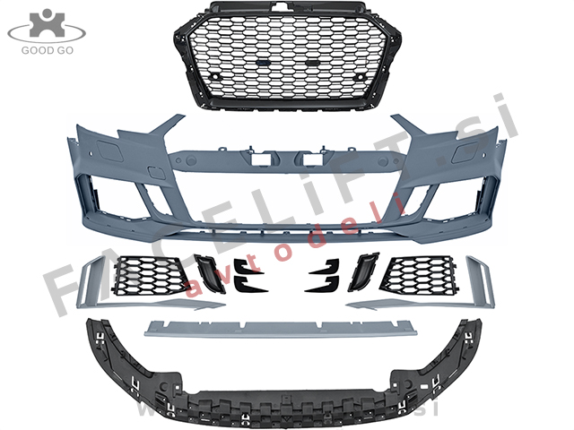 Audi A3 Sportback 8V 16-20 sprednji odbijač RS3 izgled PDC SRA