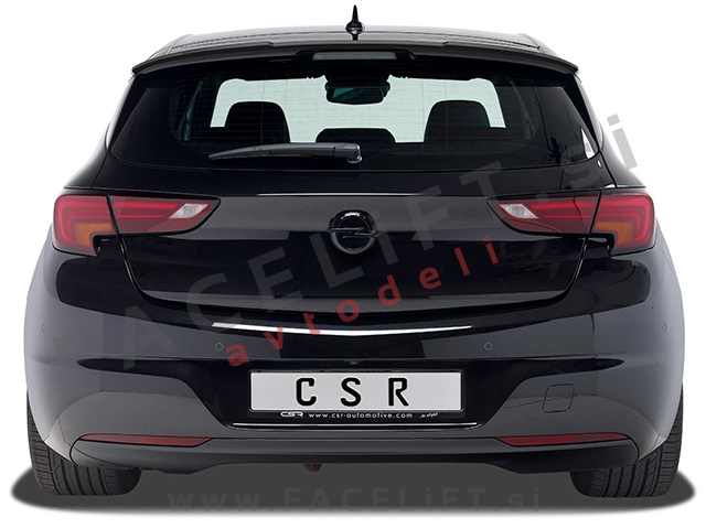Opel Astra K / (15- ) / strešni spojler / črni (mat) Opel Astra K / (15- ) / strešni spojler / črni (mat)