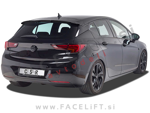 Opel Astra K / (15- ) / strešni spojler / črni (mat)