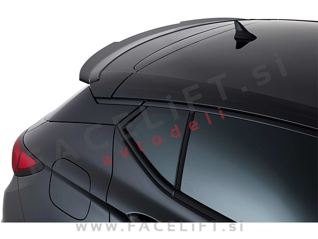 Opel Astra K / (15- ) / strešni spojler / črni (mat)