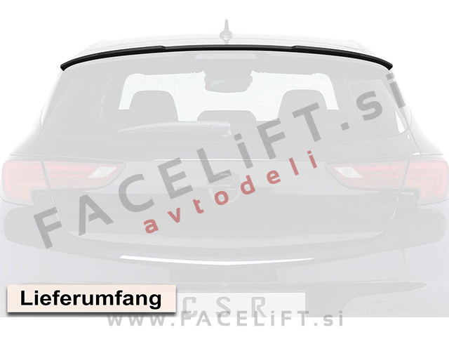 Opel Astra K / (15- ) / strešni spojler / črni (mat)