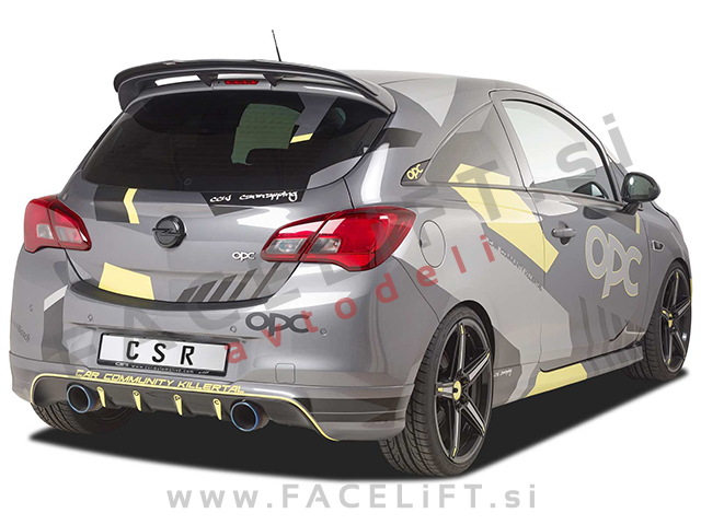 Opel Corsa E OPC / (14-19) / strešni spojler / črni (sijaj)