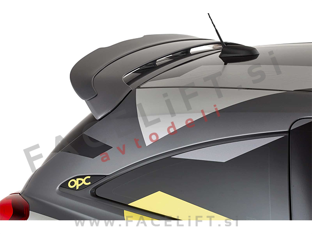 Opel Corsa E OPC / (14-19) / strešni spojler / črni (sijaj)