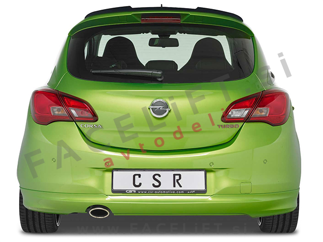 Opel Corsa E OPC Line / (14-19) / strešni spojler / karbon (sijaj)