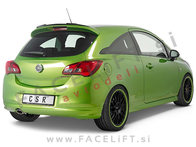 Opel Corsa E OPC Line / (14-19) / strešni spojler / karbon (sijaj)