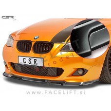 BMW 5 E60 E61 M 03-10 podaljšek sprednjega odbijača črni (mat)