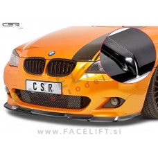 BMW 5 E60 E61 M 03-10 podaljšek sprednjega odbijača črni (sijaj)