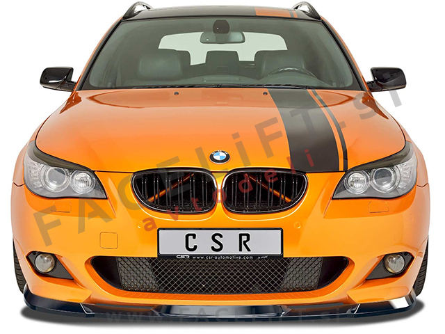 BMW 5 E60 E61 M 03-10 podaljšek sprednjega odbijača karbon (sijaj) BMW 5 E60 E61 M 03-10 podaljšek sprednjega odbijača karbon (sijaj)